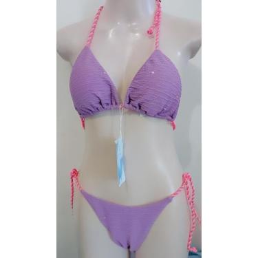 Imagem de Biquini com bojo liso Beach Girl - Dy Girl Beach, Lilás, M
