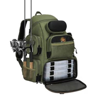 Imagem de Mochila De Pesca e Camping New Hawaii Impermeável Grande Capacidade 55