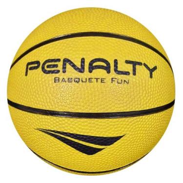 Imagem de Bola De Basquete Penalty Fun Mini Com NF, Amarelo, Únissex, Único