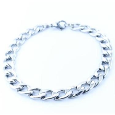 Imagem de Pulseira masculina corrente aço inoxidável - Anarrô