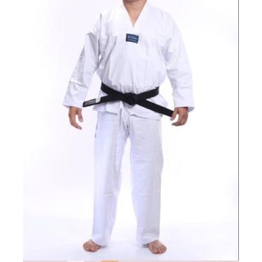 Imagem de Kimono Torah TaeKwonDo Reforçado Adulto, Branco, A2