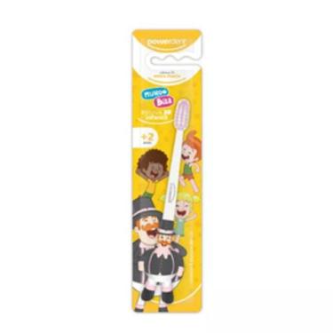 Imagem de Escova de dentes infantil mundo bita 3d - Powerdent, Rosa
