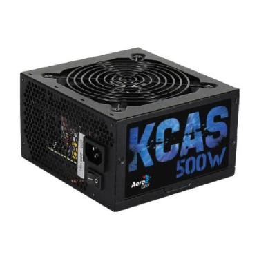 Imagem de Fonte 500W AeroCool KCAS 500 - PFC Ativo - Eficiência 85% - 80 PLUS Br