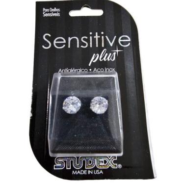 Imagem de Brinco Studex Sensitive Plus Adulto Zircônia 8MM PRATA SP8100W, Pratea