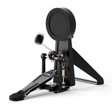 Imagem de Pad De Bumbo Bateria Eletrônica Em Mesh 6 Polegadas Com Pedal Voik