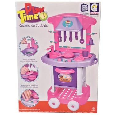 Imagem de Cozinha De Brinquedo Play Time Rosa Kids - Cotiplás