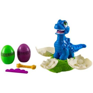Imagem de Massinha Play-Doh Dino Crew Bronto Pescoção - Hasbro com Acessórios