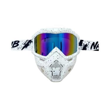 Imagem de Máscara De Proteção Para Motocicleta E ATV UV400 Multicolorida À Prova