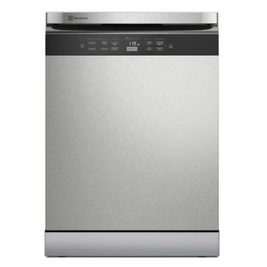 Imagem de Lava-louças de Piso Electrolux LL14X 14 Serviços Porta Inox 07 Programas Função Higienizar Compras 110V