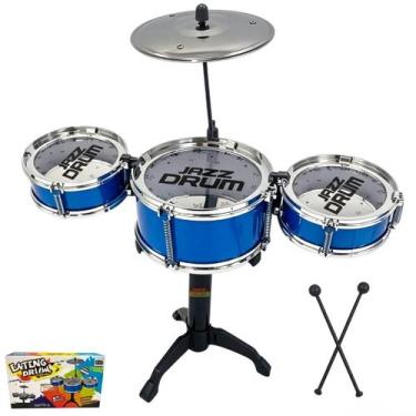 Imagem de Bateria De Brinquedo Educativa Que Desenvolve Coordenação - Toy King