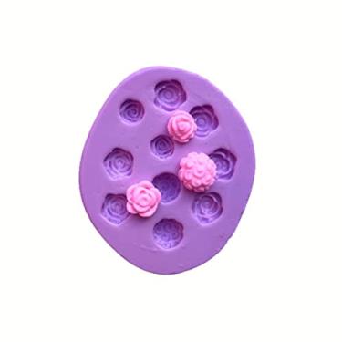 Imagem de Confeitaria dos moldes, F692 MOLDE DE SILICONE MINI ROSAS CONFEITARIA ARTESANATO