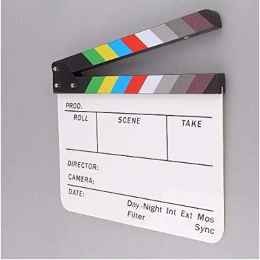 Imagem de Claquete Cinema Profissional Branca Colorida