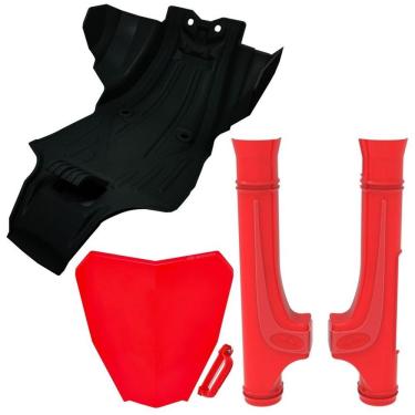 Imagem de Kit Protetores Anker De Motor e Bengalas Honda Number Plate Biker Crf 250f 