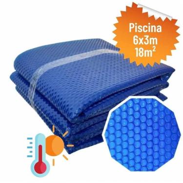 Imagem de Capa Térmica Bolha 300 Micras Para Piscinas De 06X03 (18M²)