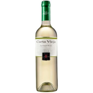 Imagem de Vinho Branco Chileno Carta Vieja Clasico Sauvignon Blanc 2015 750ml
