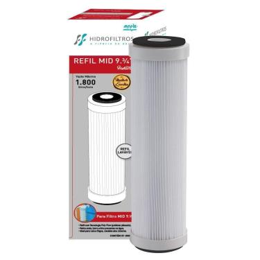 Imagem de Refil Filtro Caixa D`Água Mid 9.3/4 Lavável Hidrofiltros