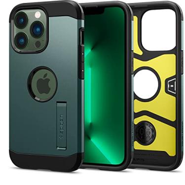 Imagem de Spigen Capa Tough Armor projetada para iPhone 13 Pro (2021) - Midnight Green