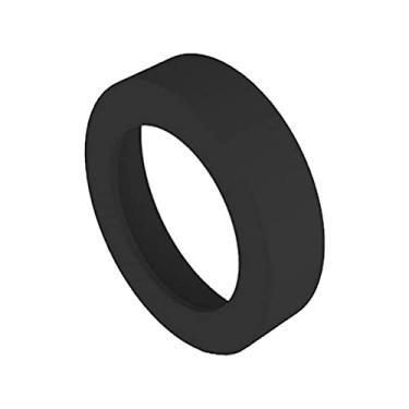 Imagem de AKOAK Tampa Protetora Inferior de Silicone para Garrafas de Água, 6,5 cm, Preta