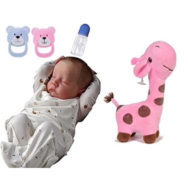 Imagem de Boneca Reborn,bebÊ Reborn Realista,com Veado De PelÚcia Brinquedo BebÊ Reborn Menina LavÁveis De Corpo Inteiro Silicone RecÉm-nascida CrianÇas Renascidas Para Filha/neta,Boneca 2,menino