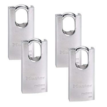 Imagem de Master Lock - Quatro (4) cadeados de alta segurança Pro Series 7045NKA-4 com tecnologia BumpStop