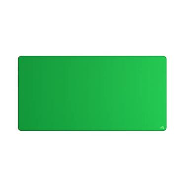 Imagem de Glorioso Chroma Key Mousepad (18 x 36 pol.) – Pad de mesa de tela verde para streaming – Twitch, OBS, Zoom, Teams – Base de borracha antiderrapante – Bordas costuradas de baixo perfil