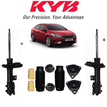 Imagem de 2 Amortecedor Dianteiro Kayaba+Kit Coxim Kia Cerato 2011 12