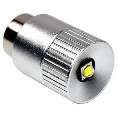 Imagem de HQRP Lâmpada de atualização de conversão LED 3W ultra brilhante 300Lm de alta potência para Maglite ST3D016 S3D015 ST3DMR6 ST3D036 S3D096 LED 3-D MAG-LED + porta-copos