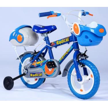 Imagem de Bicicleta Aro 12 Infantil Azul Jumbobaby