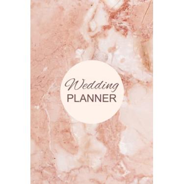 Imagem de Planejador de casamento: livro e organizador de planejador de casamento. 15 x 23 cm - 123 páginas planejador de lista de convidados de casamento
