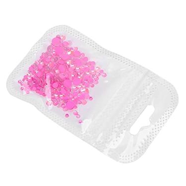 Imagem de Meia miçanga faça você mesmo, não é fácil desbotar diferentes tamanhos de miçangas Flatback Scrapbook antioxidante para salão de unhas para bricolage (05)