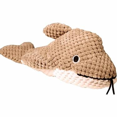 Imagem de Patchwork Pet Brinquedo para cães, golfinho, 25,4 cm (10"), cinza