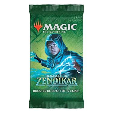 Imagem de Booster de Draft de Magic: The Gathering Renascer de Zendikar | 15 Cards | Produto em Português