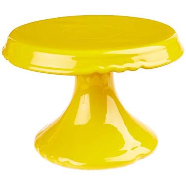 Imagem de Boleira Peq Com Pé Ceramicas Pegorin Amarelo