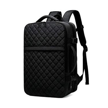 Imagem de Mochila durável para laptop vintage feminino, masculino, mochila escolar, mochila universitária com porta de carregamento USB, mochila leve para viagem de negócios, mochila de trabalho ao ar livre