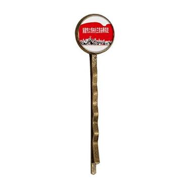 Imagem de Boné de metal retrô vermelho com bandeira vermelha para o livro soldado