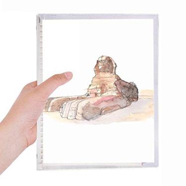 Imagem de Caderno Great Sphinx de Giza no Egito Folhas Soltas Diário Recarregável Papelaria