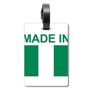 Imagem de Made In Nigeria Country Love Mala Etiqueta de Bagagem Etiqueta para Bagagem