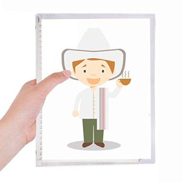 Imagem de White Hat Colômbia caderno de desenho de folhas soltas diário recarregável artigos de papelaria