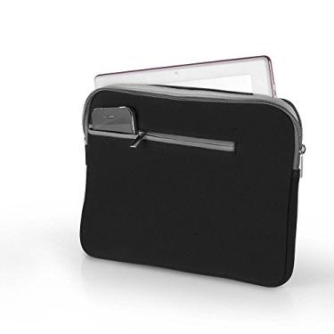 Imagem de Multilaser BO400 - Case Neoprene Para Notebook Até 15,6 Pol. Preto E Cinza