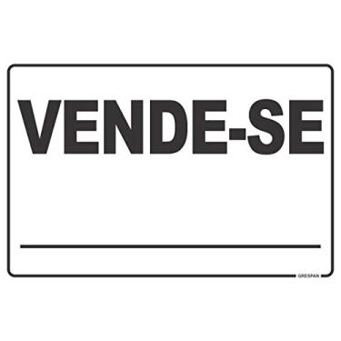 Imagem de Placa de Sinalização Vende-Se, Grespan, Multicor, 20 x 30 cm, Pacote de 5
