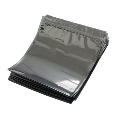 Imagem de LJY 50 peças antiestáticas resseláveis sacos de tamanho grande para placa-mãe HDD e dispositivos eletrônicos, 21 cm x 24 cm / 8,3 pol x 9,5 pol