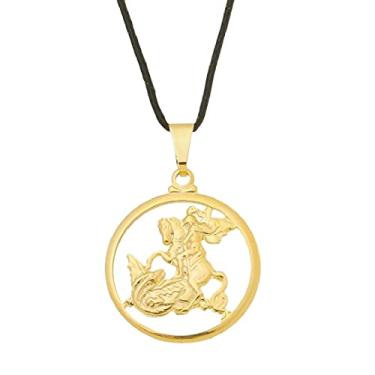 Imagem de Colar São Jorge 20mm - Sunshine Cristais Cor:Ouro