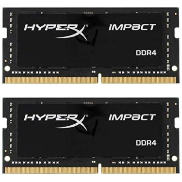 Imagem de HX432S20IBK232 - Kit de Memórias HyperX Impact de 32GB (2 x 16GB) SODIMM DDR4 3200Mhz 1,2V para notebook