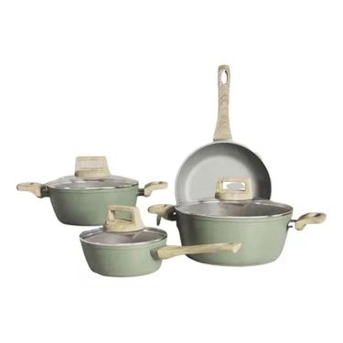 Imagem de Conjunto 4 Panelas Ceramica Antiaderente Jade Jomafe Europa