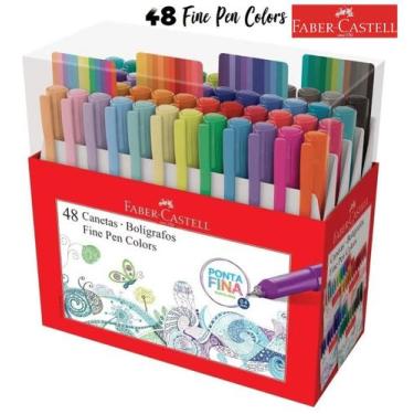 Imagem de Caneta Fine Pen 48 Cores 0.4mm Faber Castell - Faber-Castell