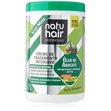 Imagem de Creme de Tratamento Intensivo Natuhair Óleo de Abacate Free 1Kg, Branca, Médio