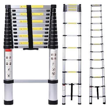 Imagem de Python Fly Escada Telescópica de Alumínio Com 13 Degraus 3,8M