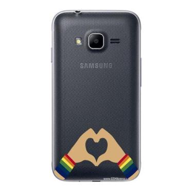 Imagem de Capa Case Capinha Samsung Galaxy J1 Mini Arco Iris Amor - Showcase