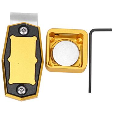 Imagem de Estojo De Giz De Bilhar, Mini Estojo Magnético Portátil Para Giz De Bilhar, Suporte Para Caixa De Giz, Caixa Com Clipe Fixo, Acessórios Esportivos Para Sinuca E Sinuca(ouro)