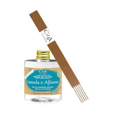 Imagem de Difusor Aromas Lavanda e Alfazema com Florais de Bach 350ml c/ 5 Varetas Incenso